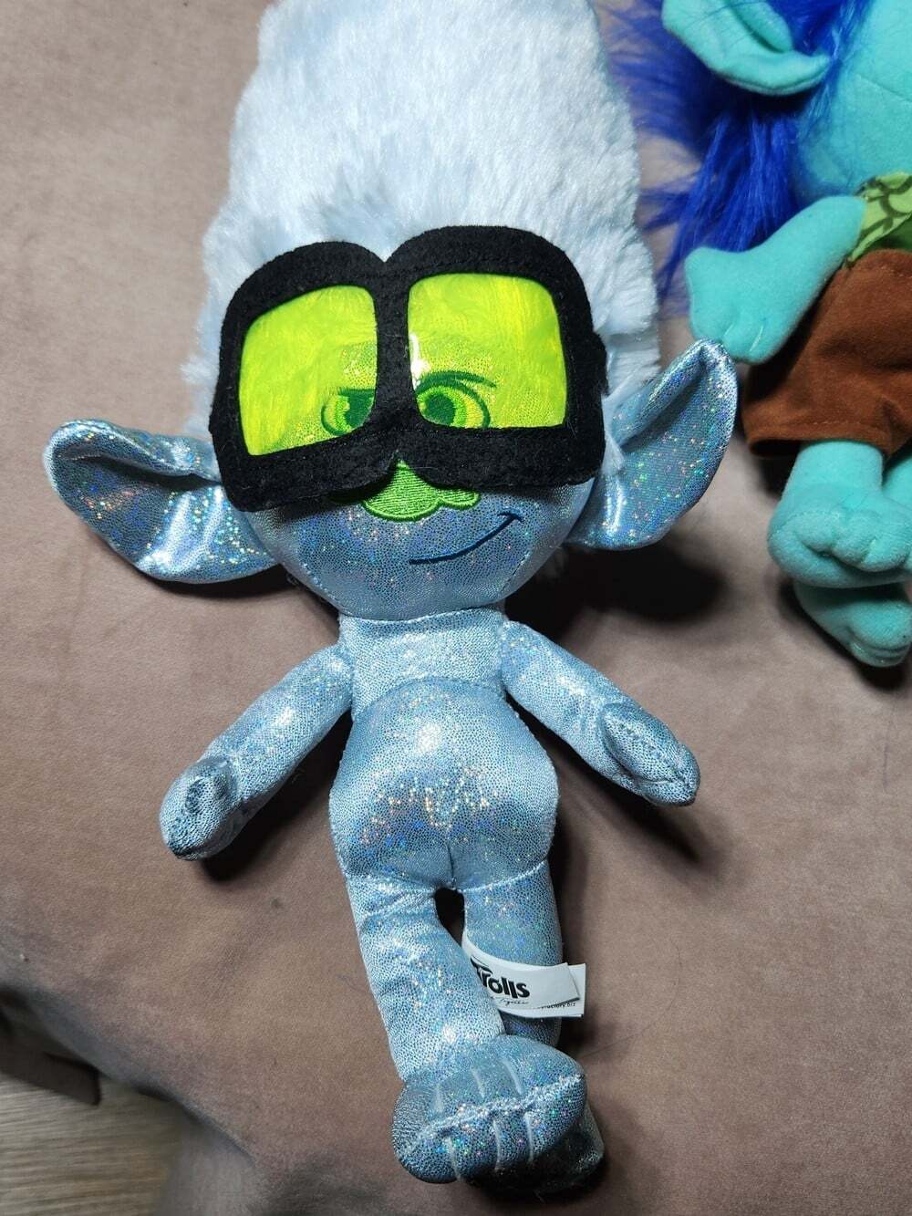 DreamWorks Trolls 14" Lot Of 3 Branch, Tiny Diamond, Guy - Picture 4 of 8
